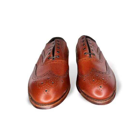 FootJoy Mens Golf Shoes Leather Wingtip Oxford Style 51128 Metal Spikes 12D New - Picture 4 of 11